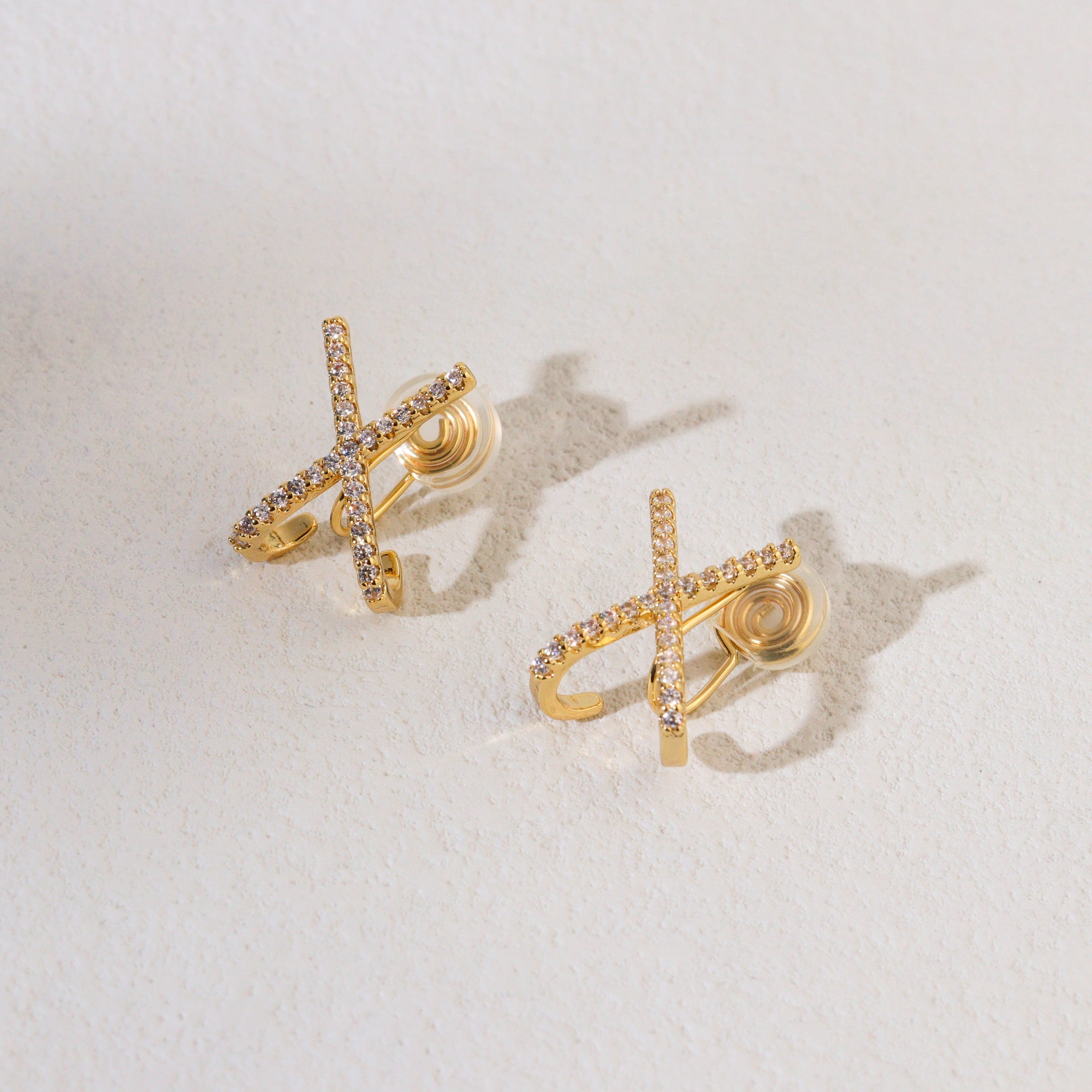 Petite Flash Clip On Earrings