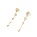 Amarylli Cubic Drop Clip On Earrings