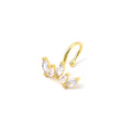Crystal Crown Ear Cuff