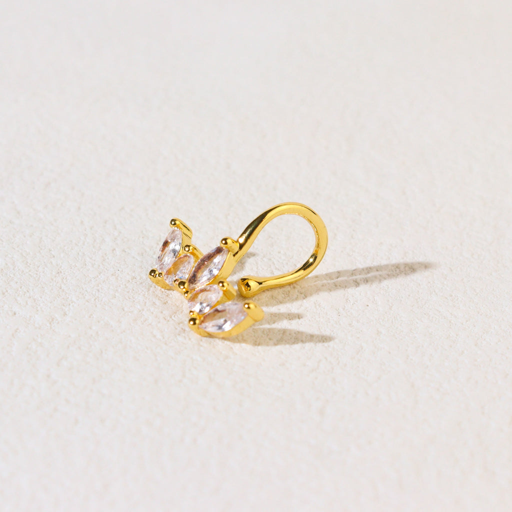 Crystal Crown Ear Cuff