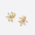 Gold Nazar Eye Clip on Earrings