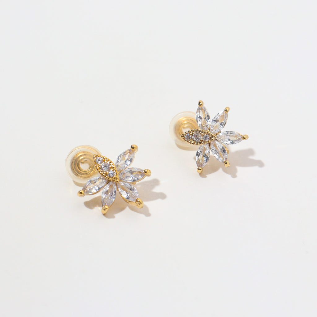 Gold Nazar Eye Clip on Earrings