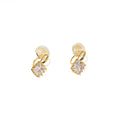 Bagete Cubic Clip On Earrings