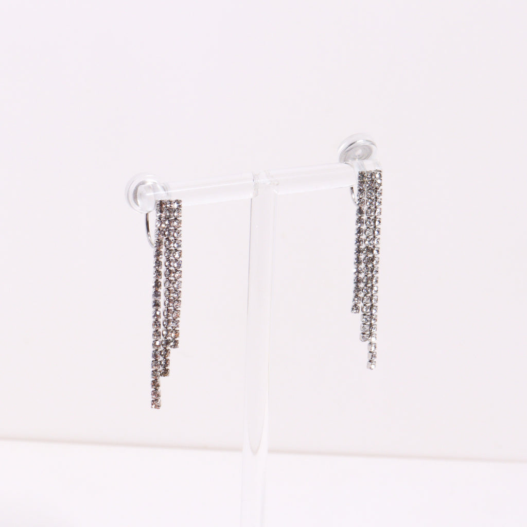 Diamonte Clip on Earrings