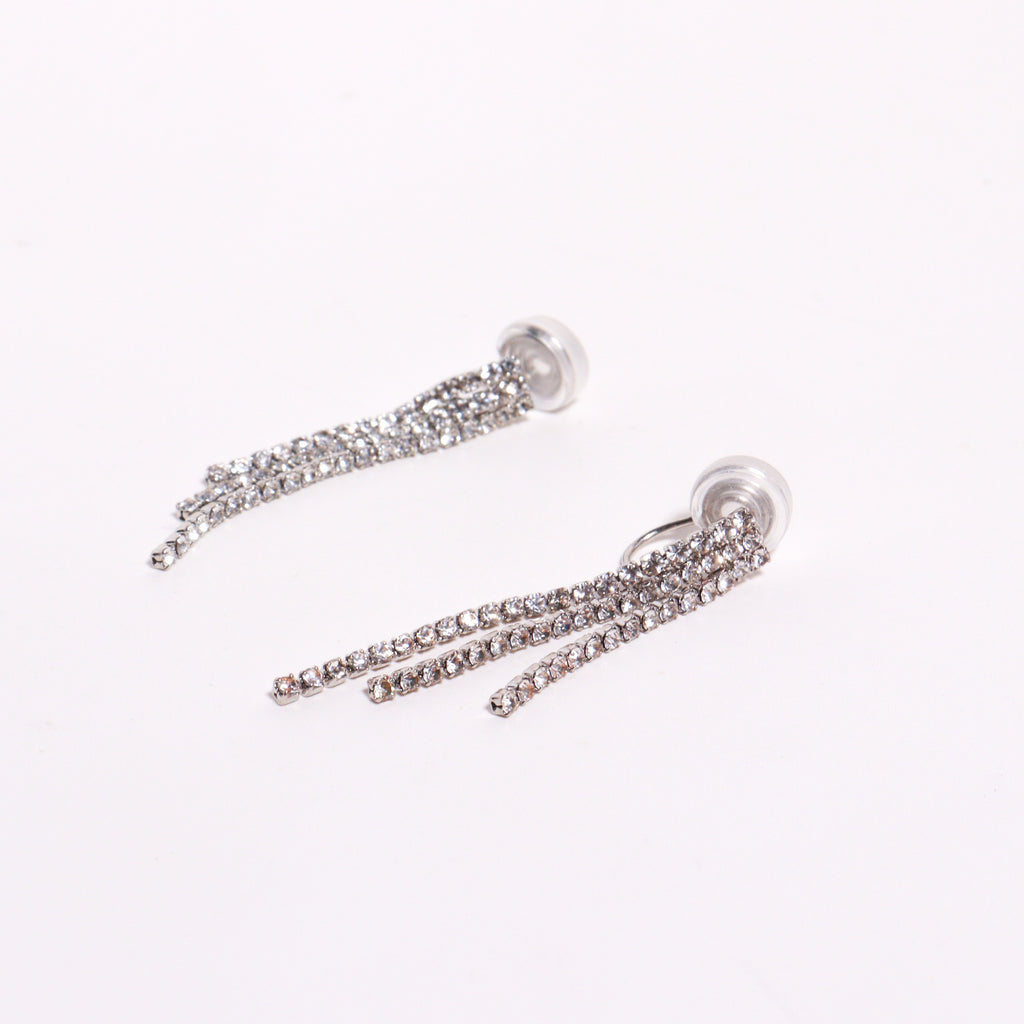 Diamonte Clip on Earrings