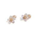 Sakura Clip On Earrings