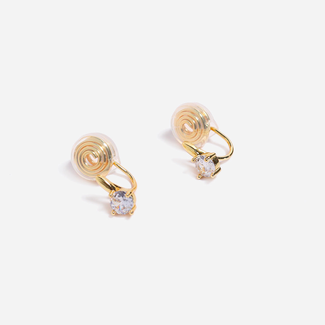 Tiny Sparkly Clip On Earrings
