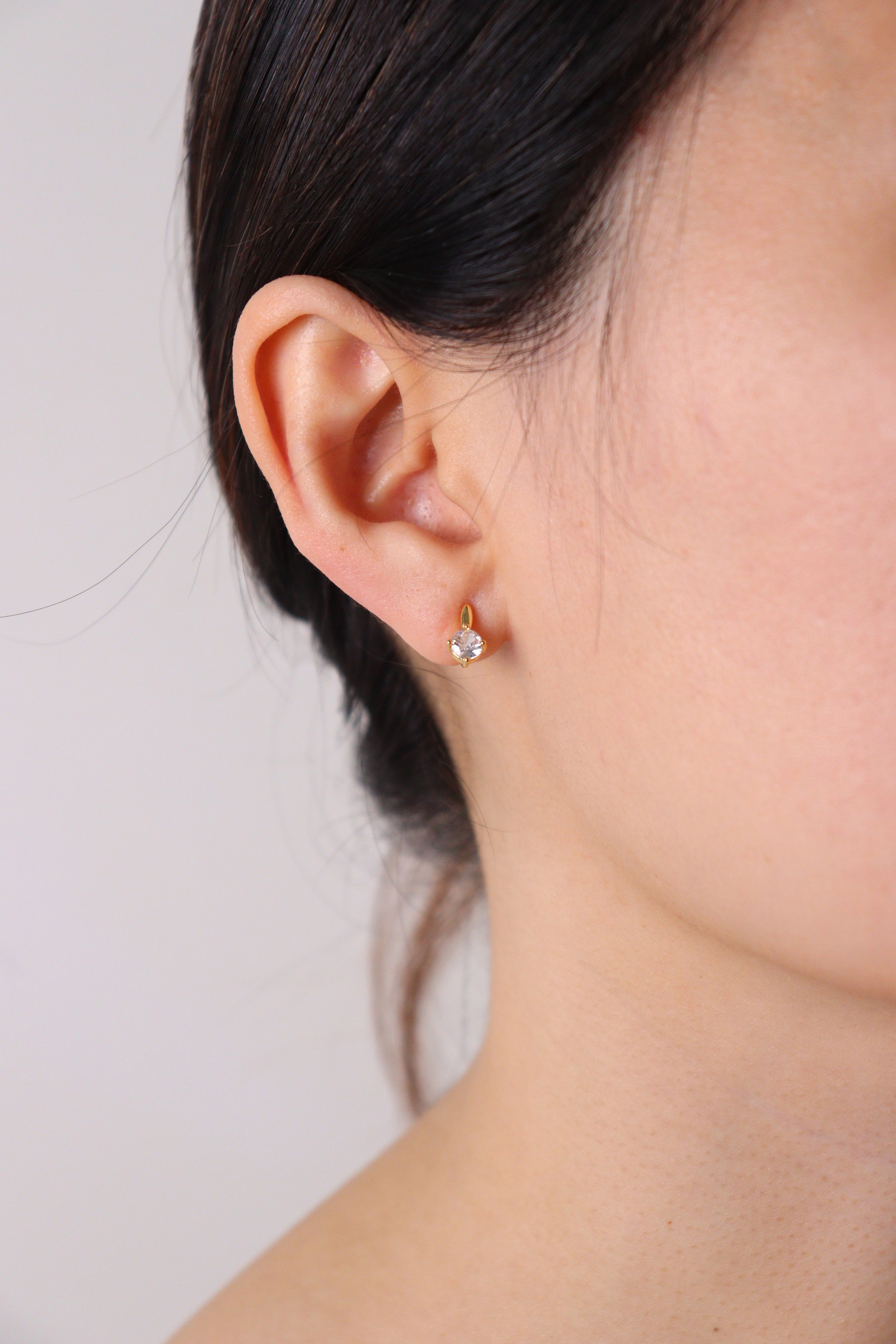 Tiny Sparkly Clip On Earrings