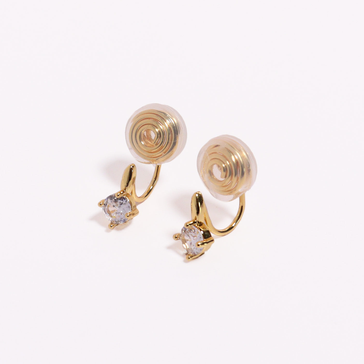 Tiny Sparkly Clip On Earrings
