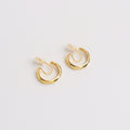 Asher Gold Clip On Earrings