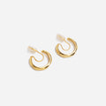 Asher Gold Clip On Earrings