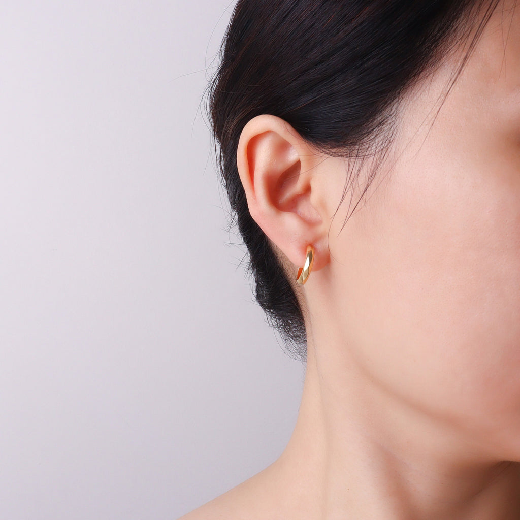 Asher Gold Clip On Earrings