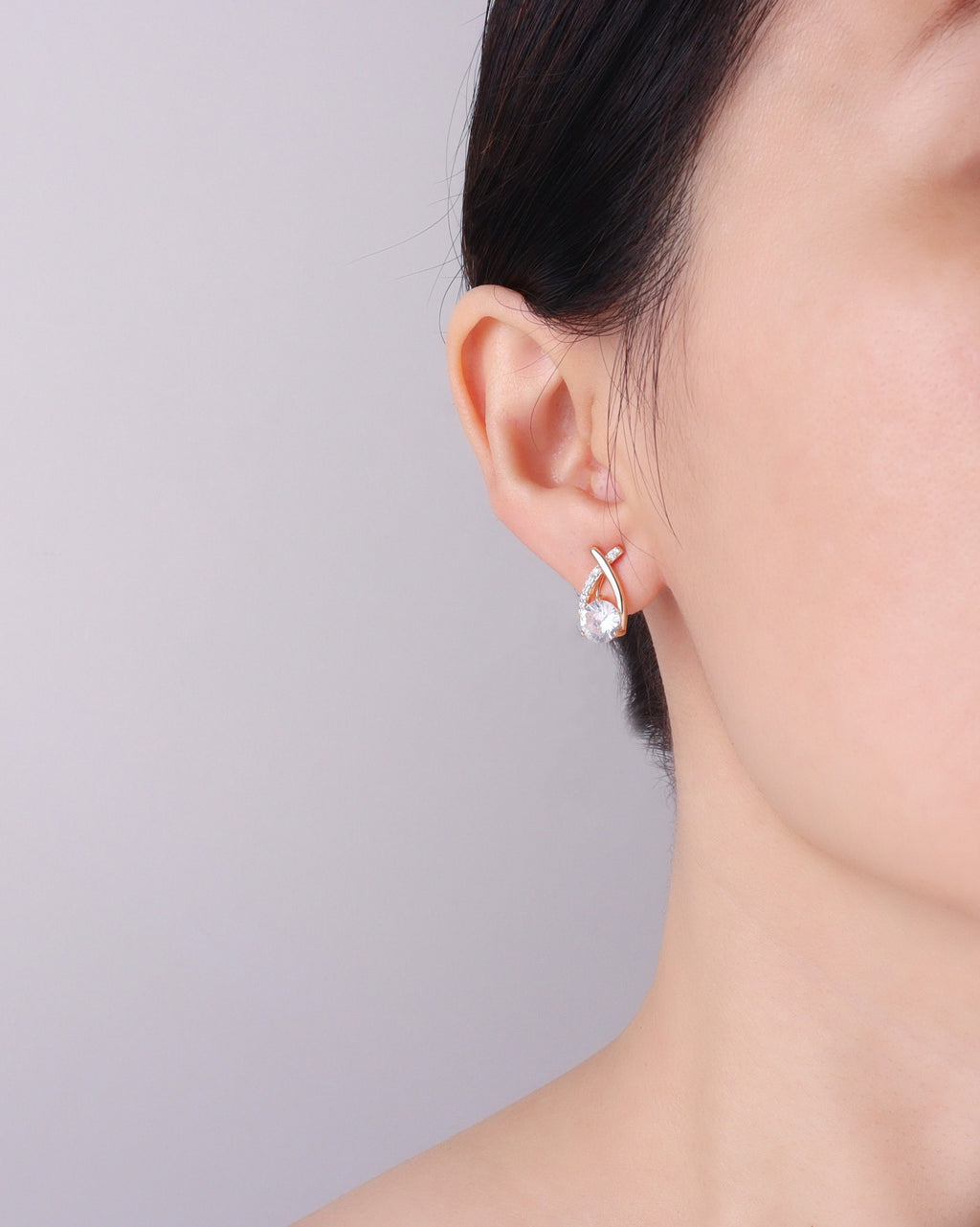 Intuition Gold Clip On Earrings