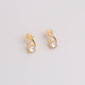Intuition Gold Clip On Earrings