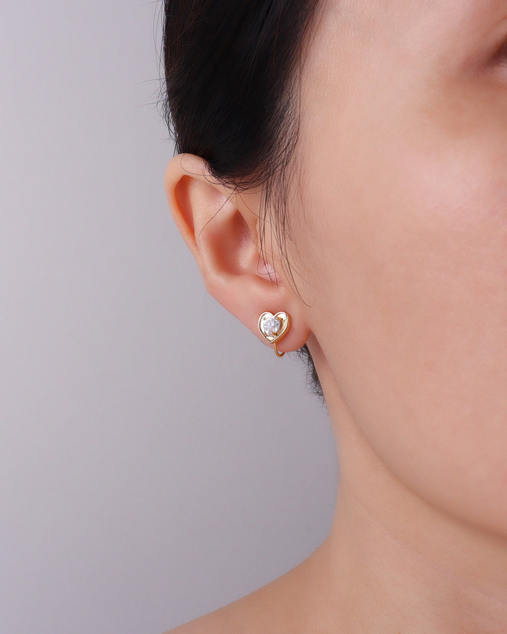 Mini Love Clip On Earrings