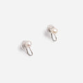 Just Pearl Clip On Earrings