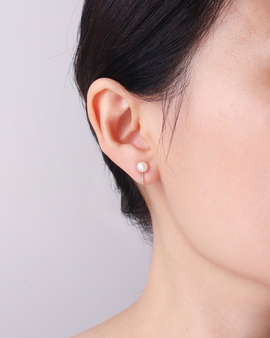 Just Pearl Clip On Earrings