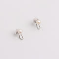Just Pearl Clip On Earrings