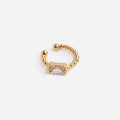 Shiny Edge Gold Ear Cuff