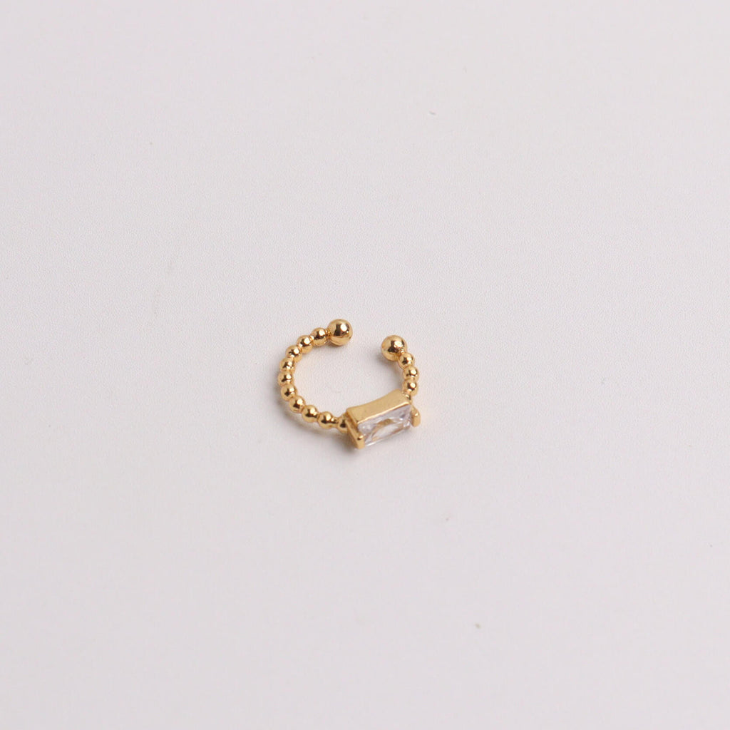 Shiny Edge Gold Ear Cuff