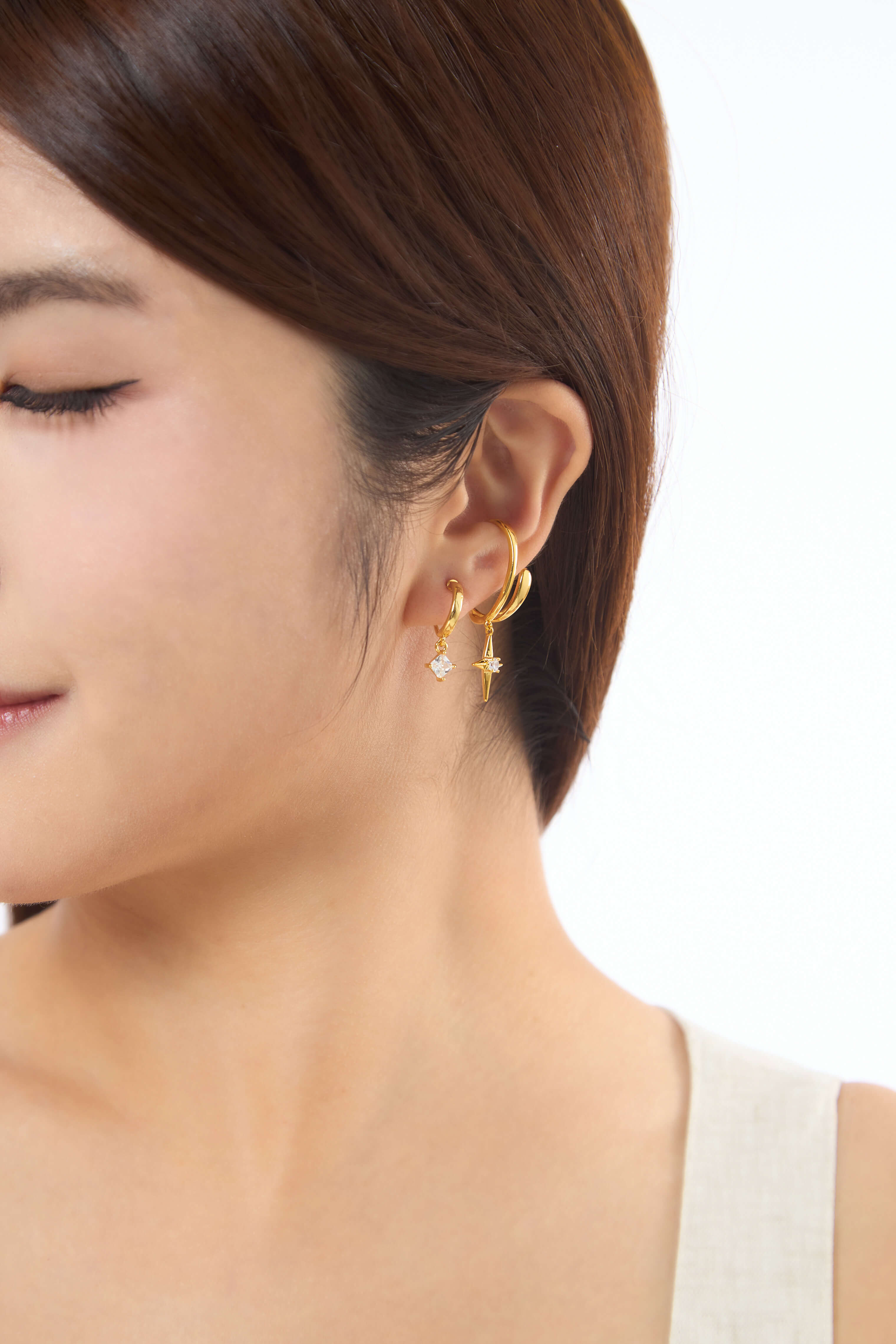 Twin Star Ear Cuffs