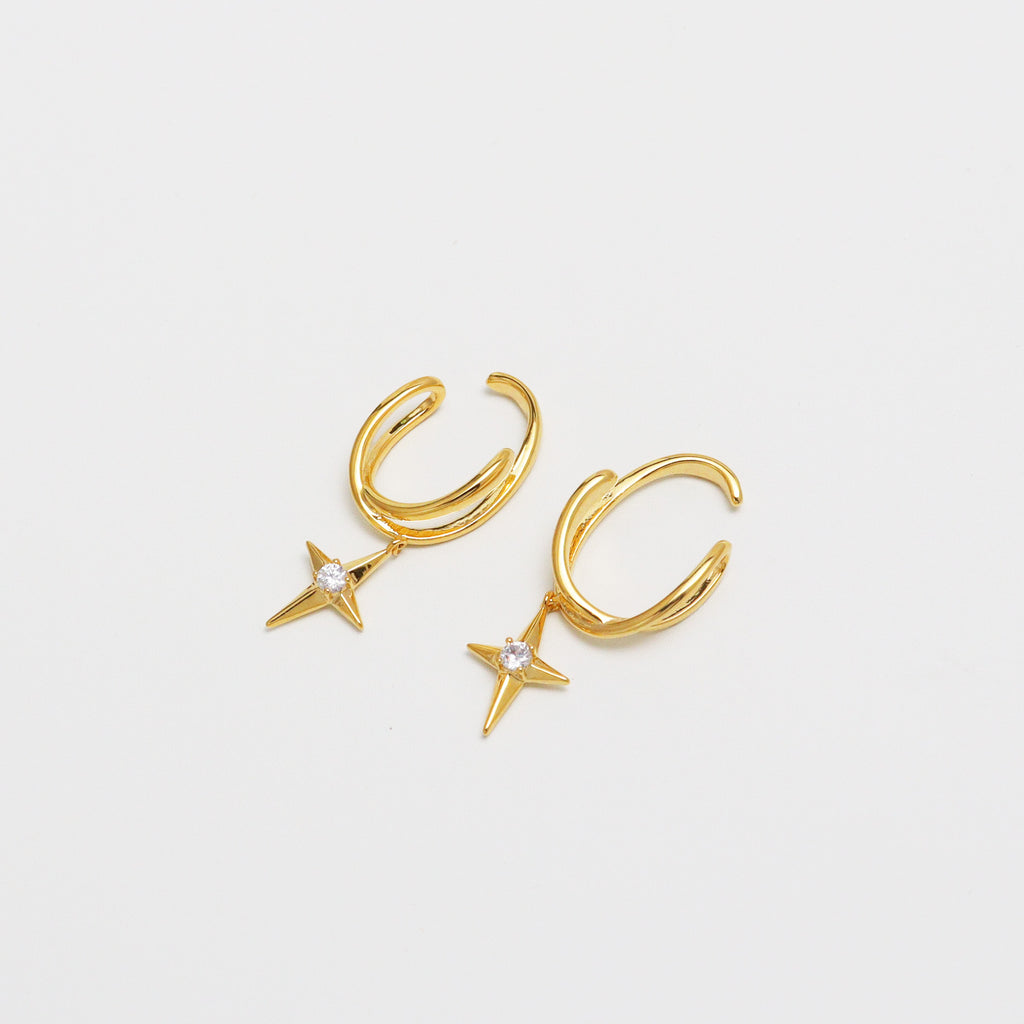 Twin Star Ear Cuffs