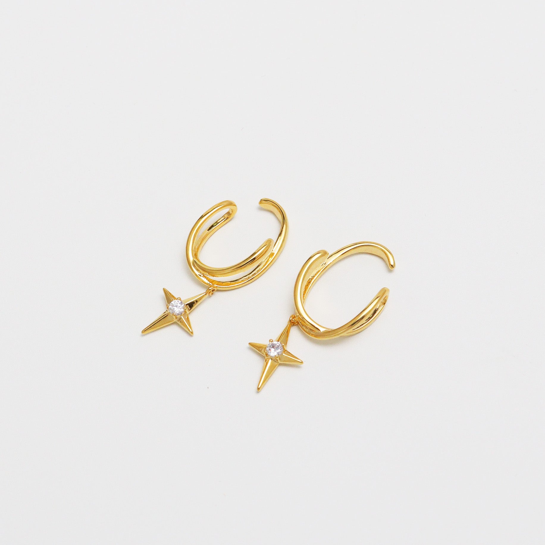 Twin Star Ear Cuffs
