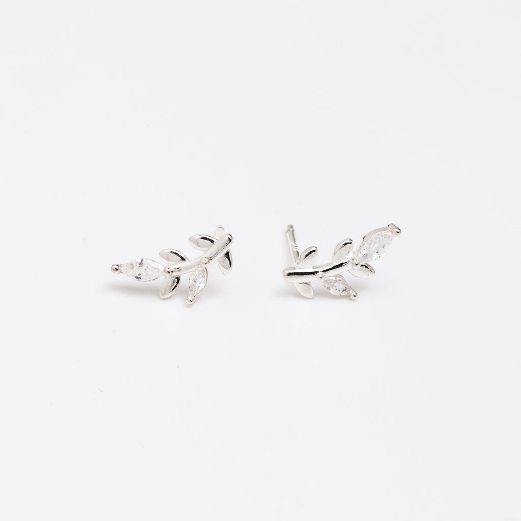 Peace Silver 925 Stud Earrings