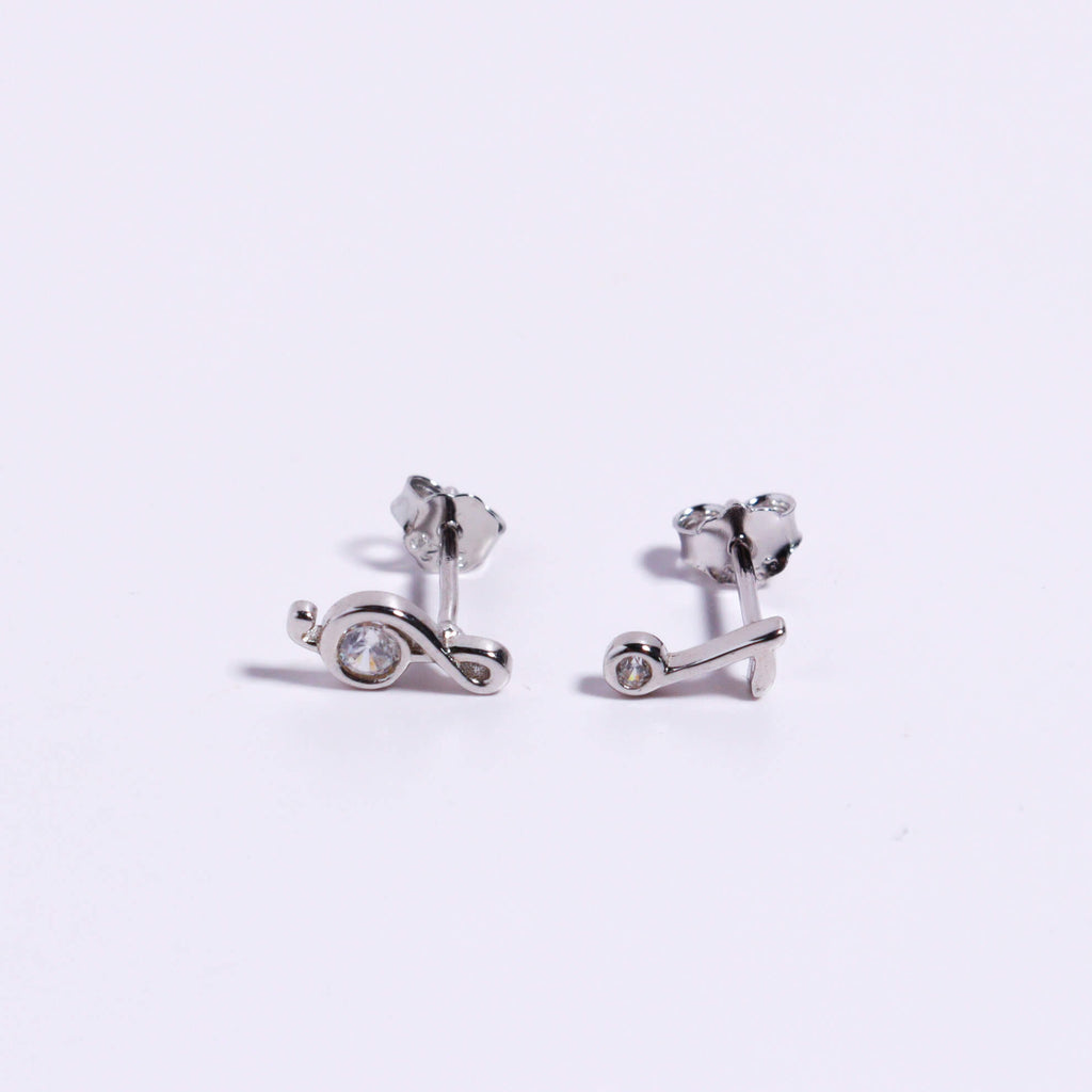Melody Silver 925 Stud Earrings