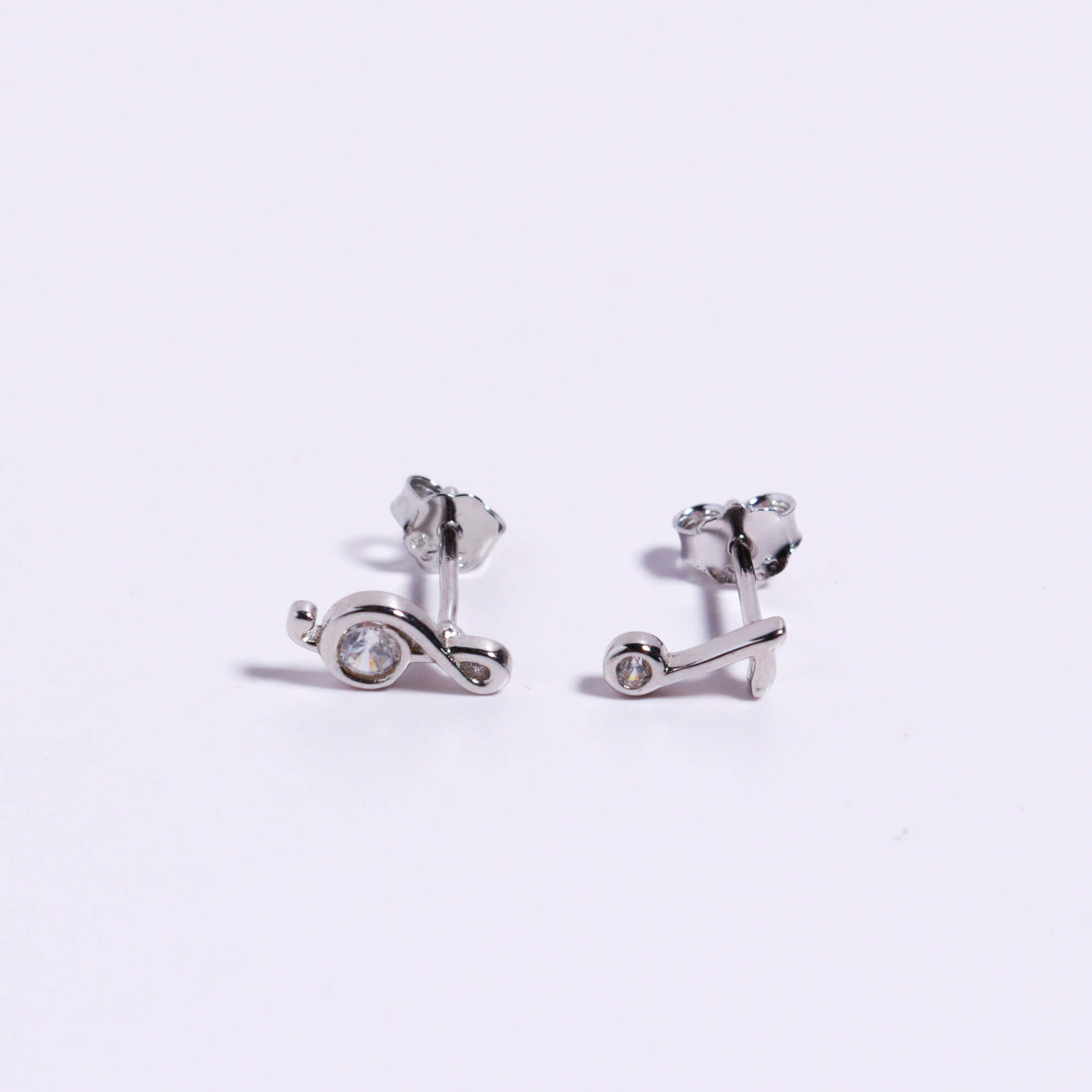 Melody Silver 925 Stud Earrings