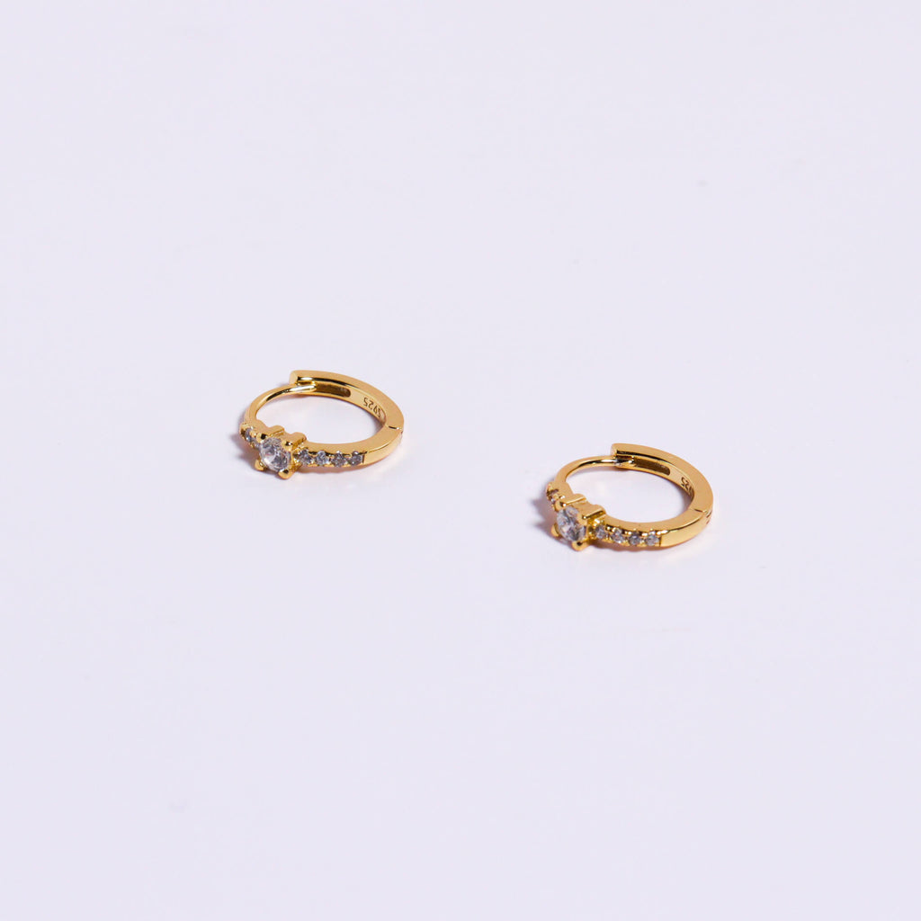 Cluster Pave Silver 925 Earrings