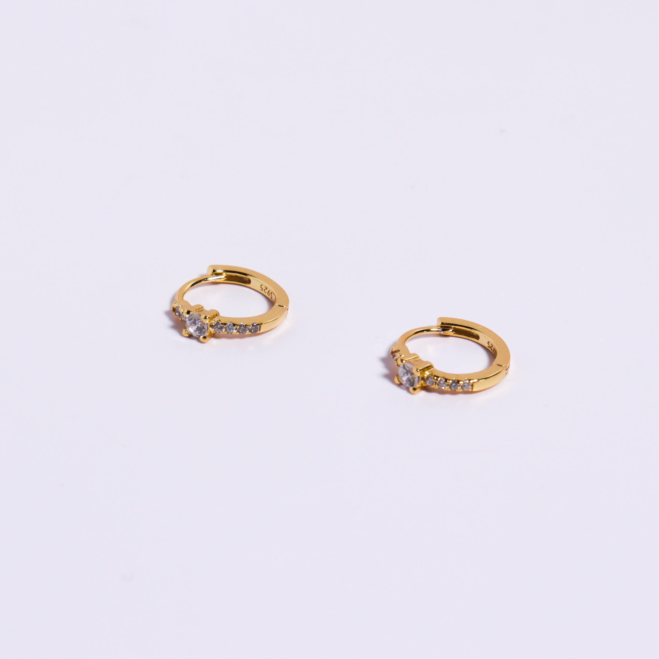 Cluster Pave Silver 925 Earrings