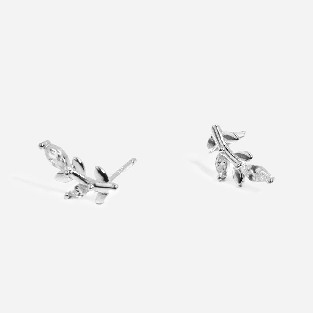 Peace Silver 925 Stud Earrings