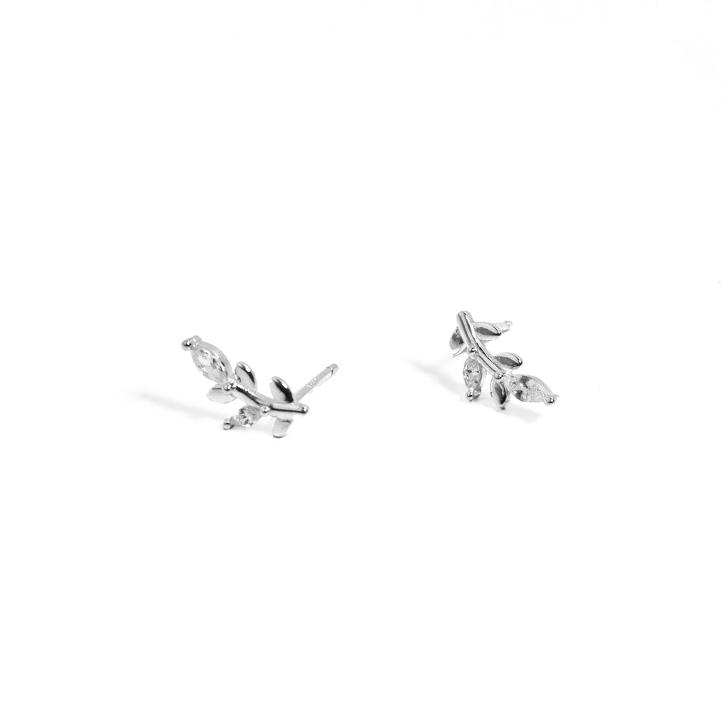 Silver Peace Silver 925 Stud Earrings