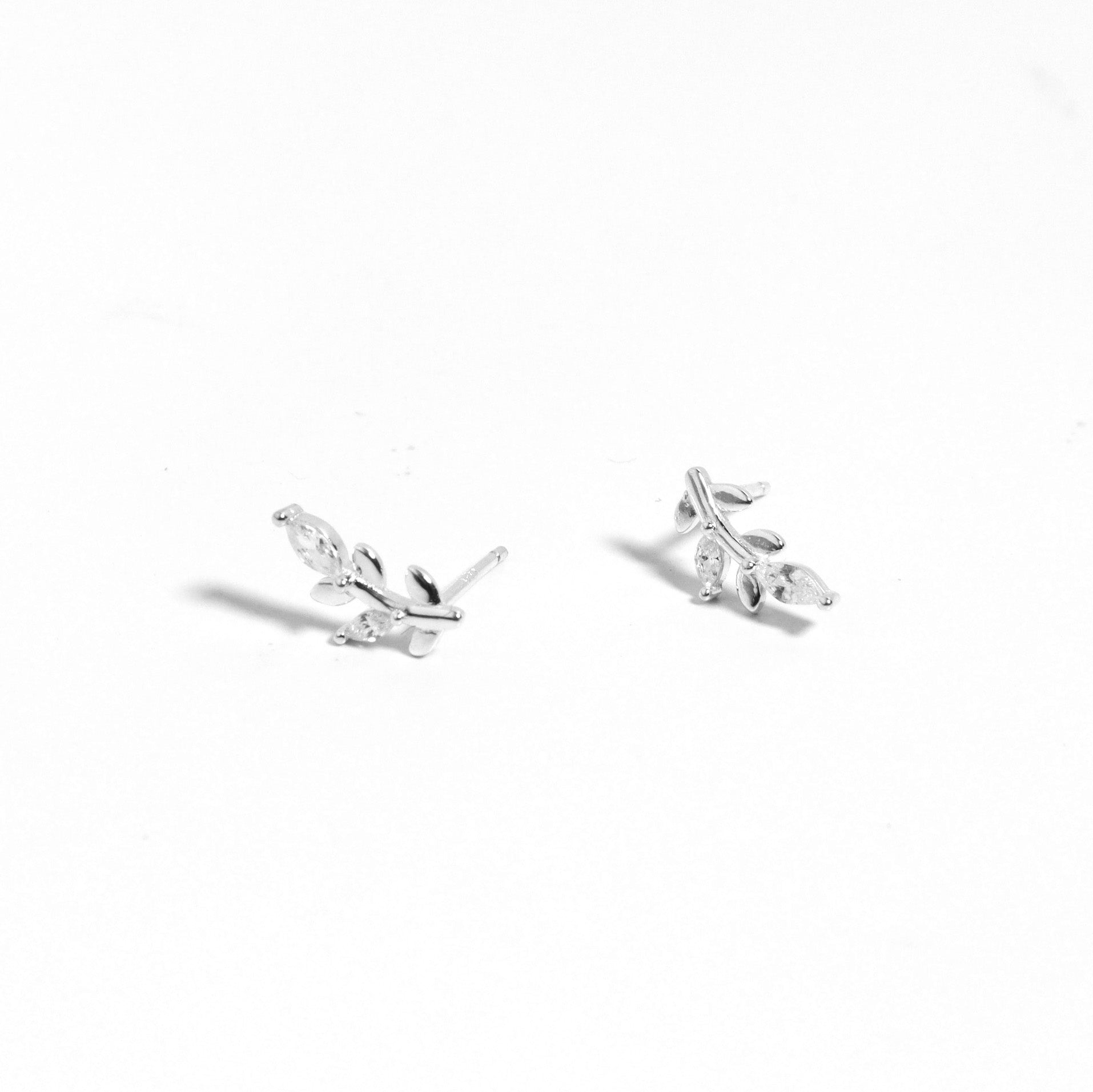 Silver Peace Silver 925 Stud Earrings