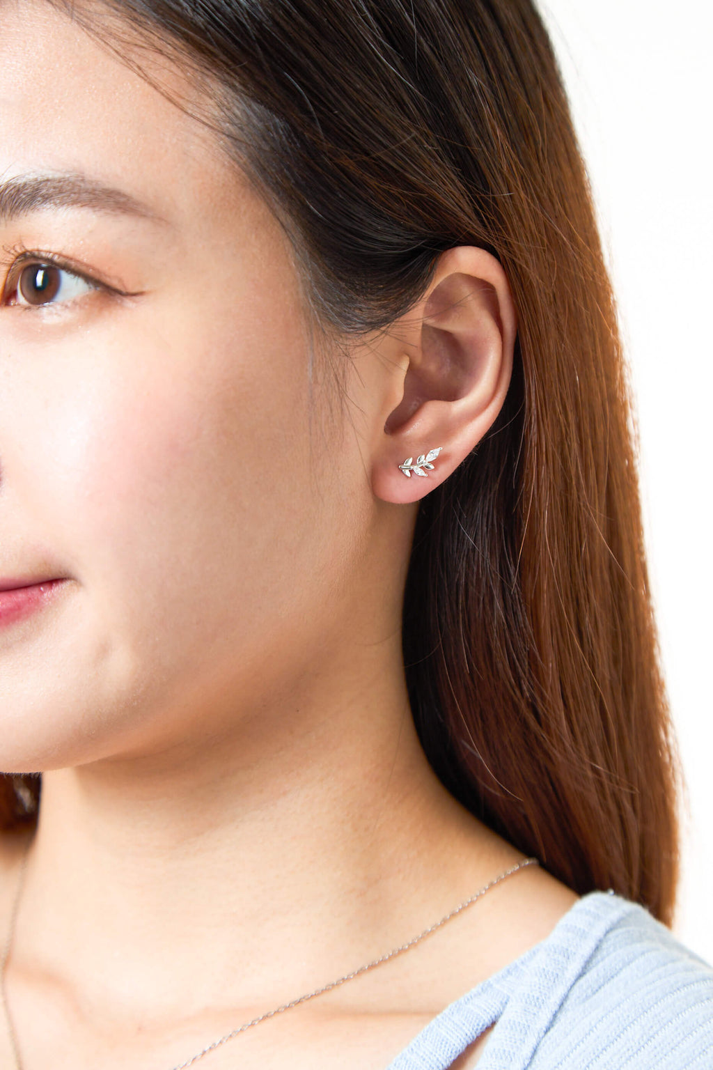 Silver Peace Silver 925 Stud Earrings