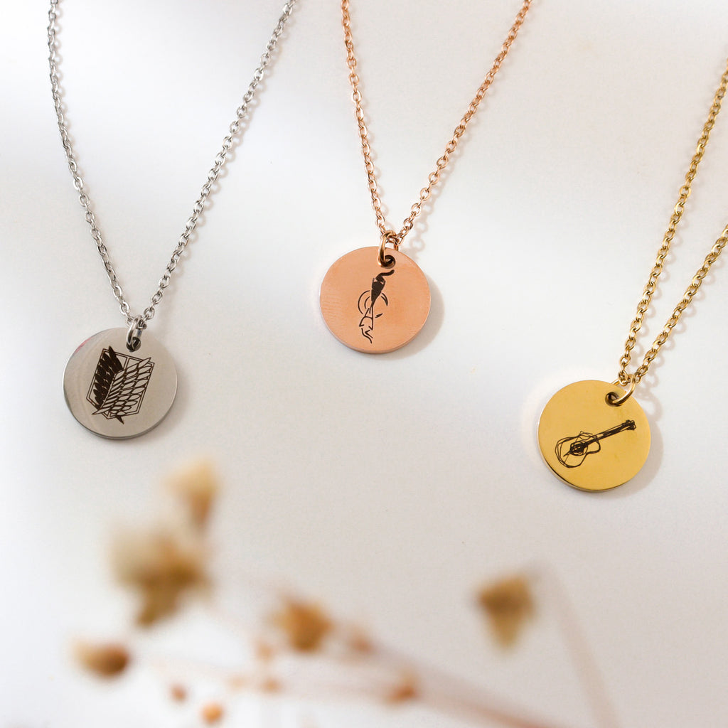 Engrave Your Necklace - Round