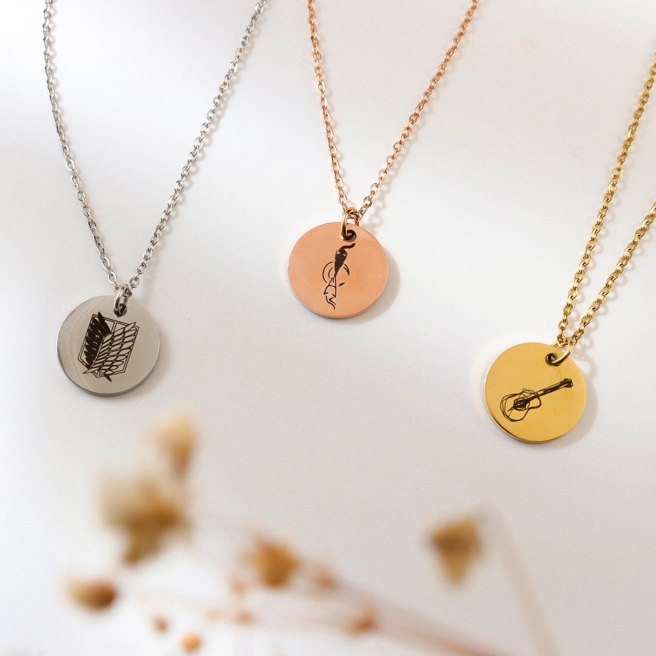Engrave Your Necklace - Round