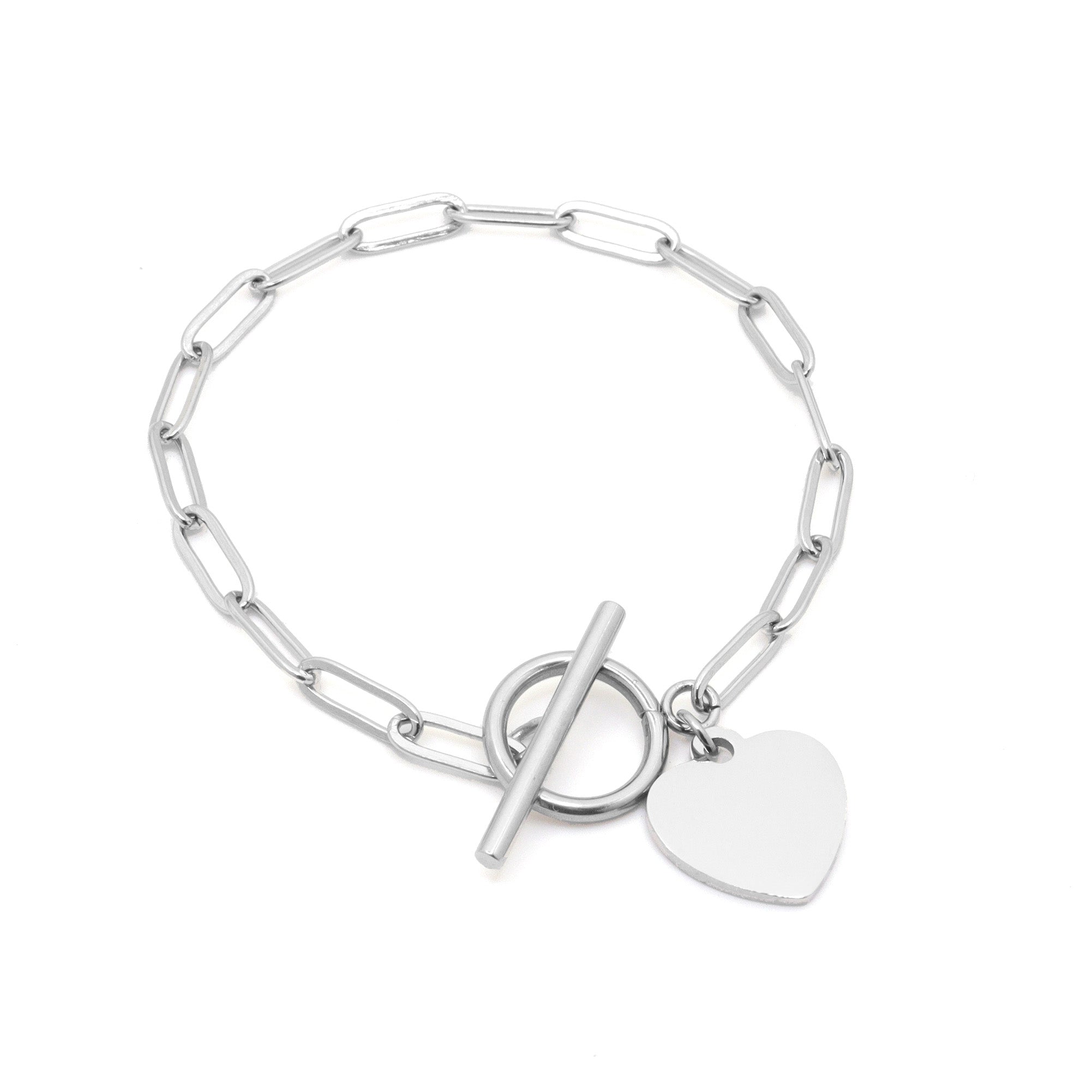Engrave Fingerprint Love Charm Bracelet