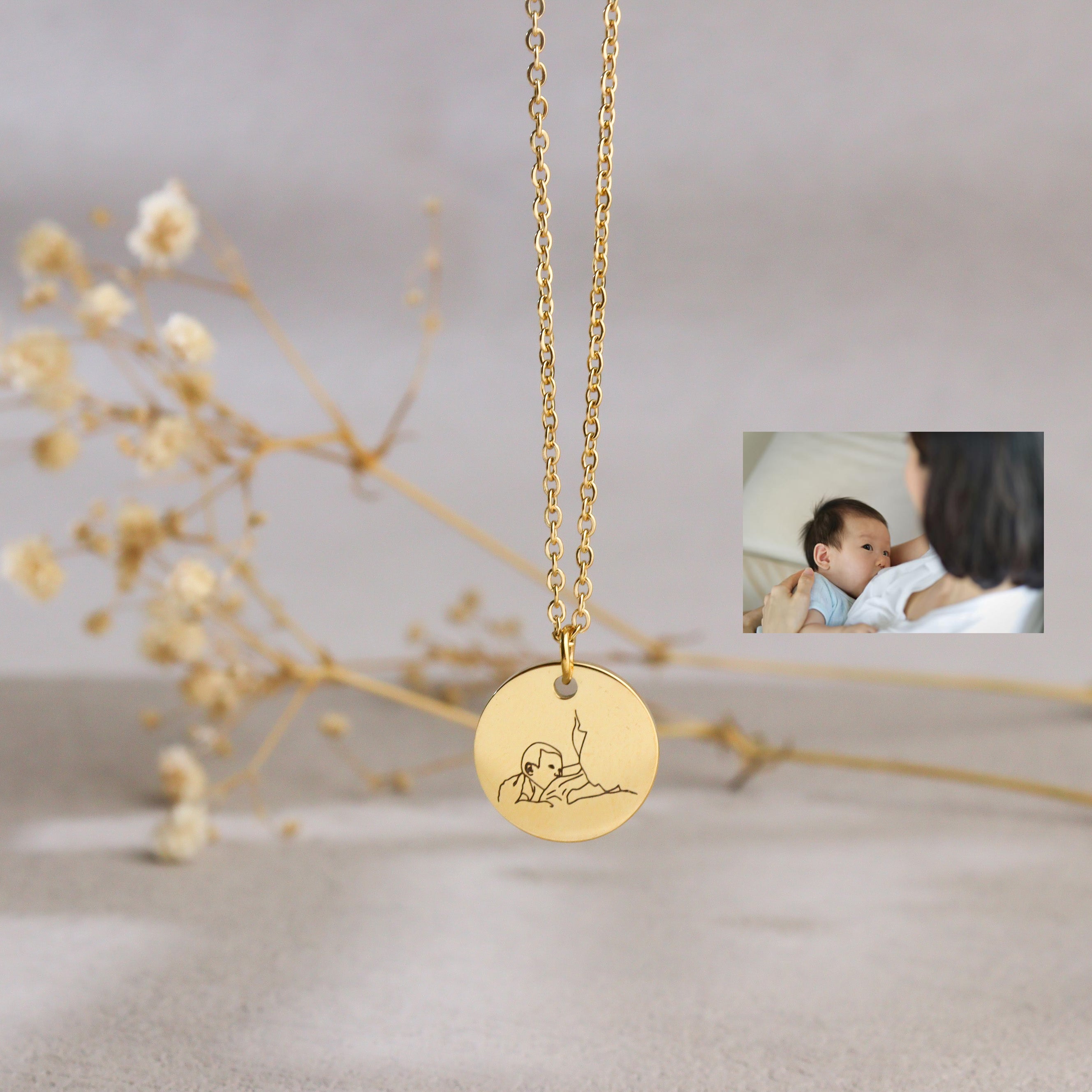 Engrave Your Necklace - Round