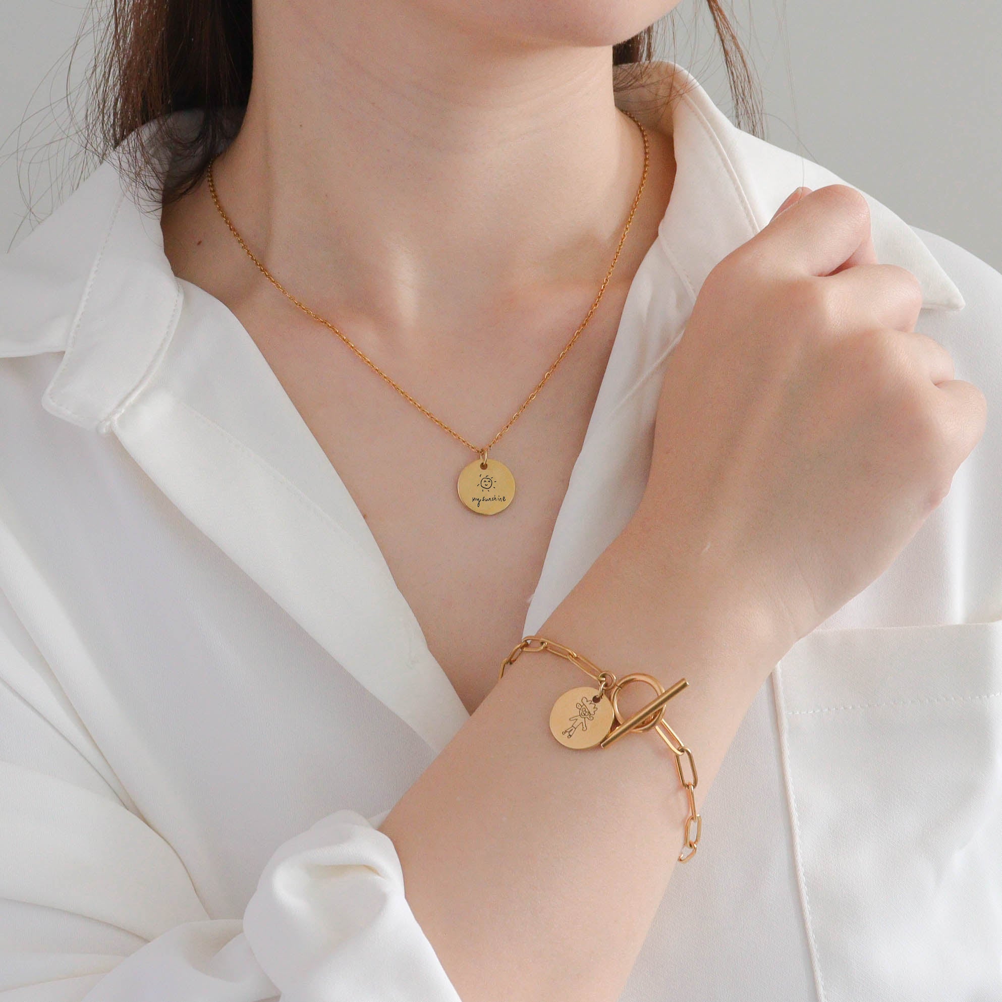 Engrave Your Necklace - Round