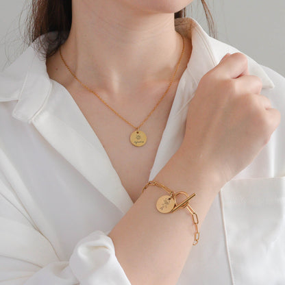 Engrave Your Necklace - Round