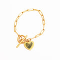 Engrave Fingerprint Love Charm Bracelet