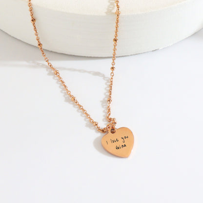 Engrave Your Necklace - Love