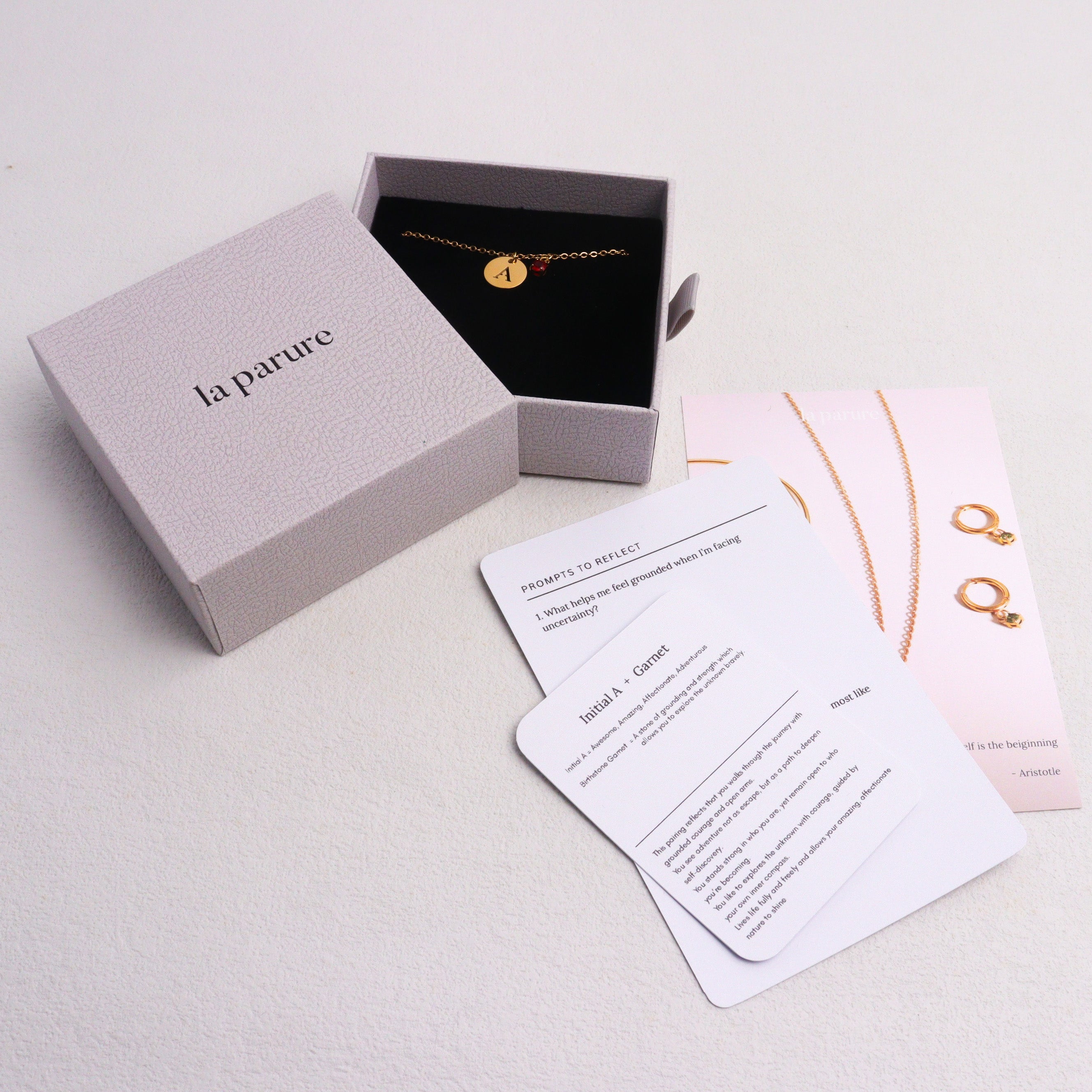 Personalised Birthstone & Initial Bangle