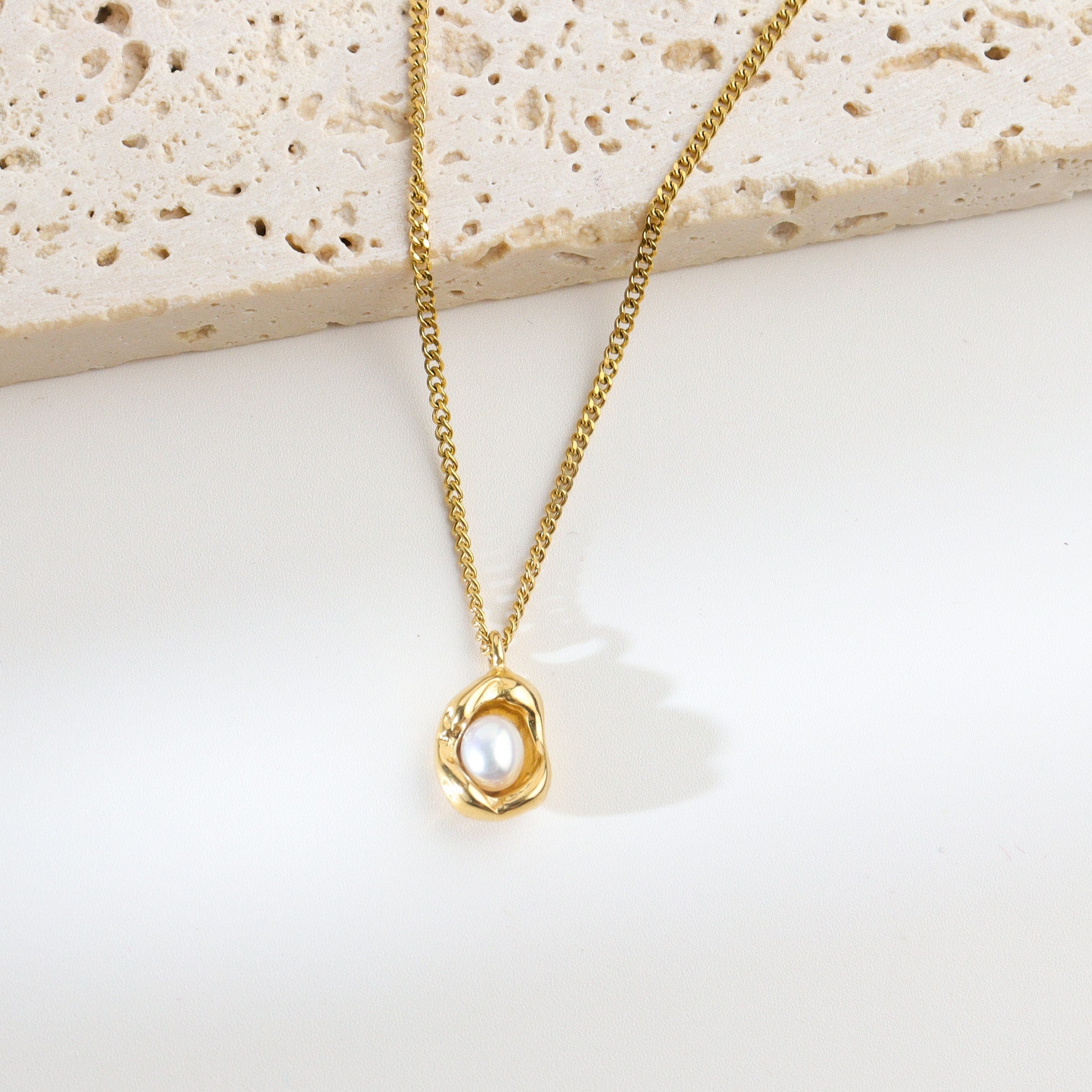 Pearl Oyster Necklace