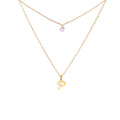 Just for You Layered Initial Necklace