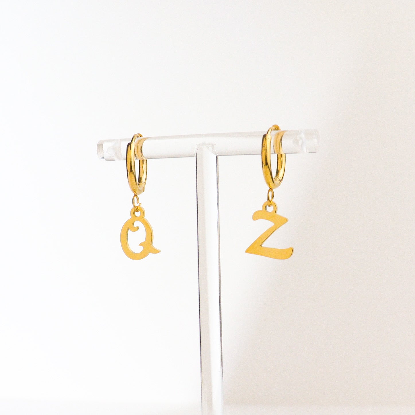 Personalised Initial Hoop Earrings