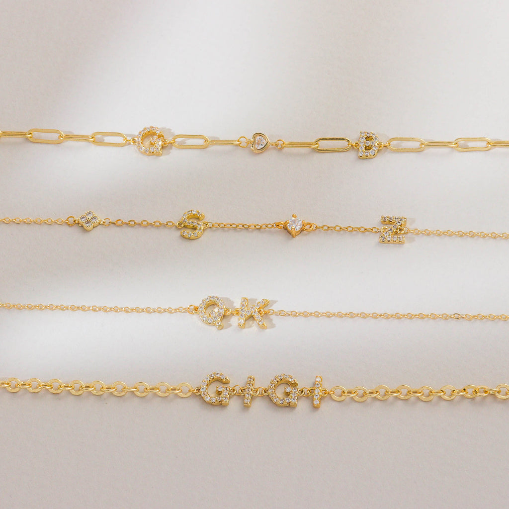 Build Your Initials Bracelets