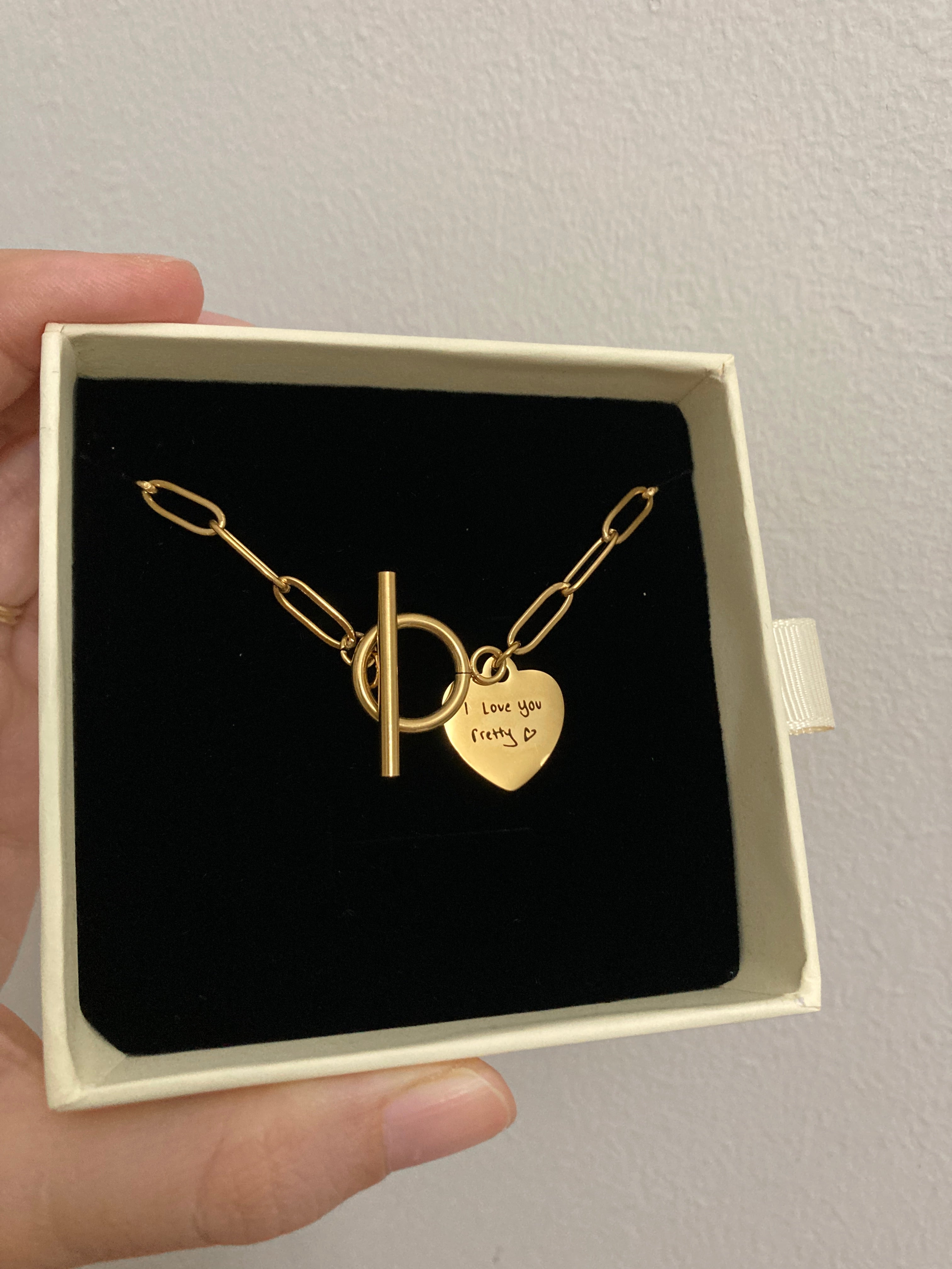 Engrave Your Love Charm Bracelet